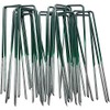 G&B Garden Half Green Artificial Grass Pegs to pin, astro