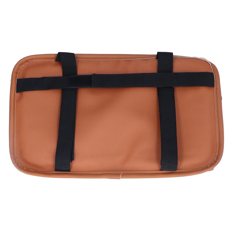 Waterproof Storage Bag Artificial Leather Brown Zipper Organizer for Vespa