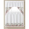 YHSF Kitchen Curtain Set 3-Piece – Elegant Tier Curtains with