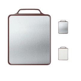 Titanium Cutting Board for Kitchen, Double Sided Chopping Board with Titanium and PP Surface, Easy to Rinse, Non-Slip, Juice Groove, Large Size C9