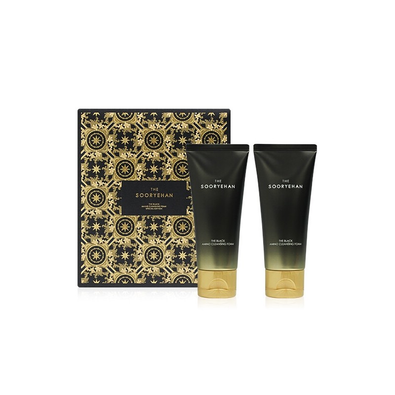 Sooryehan The Black Amino Cleansing Foam Duo 100ml + 100ml