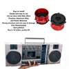 1 Pair NAB Hub Adapters Polished Aluminum Alloy Universal Loading