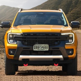 Vijay Front Tow Hook Mount Bracket and D-Ring Fit 2019-2023 Ford Ranger