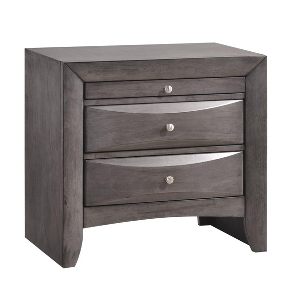 Picket House Furnishings Madison Nightstand Gray/Modern/Contemporary/26/53