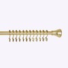 Utopia Alley HK1GD Deco Flat Double Roller Shower Curtain Hooks;