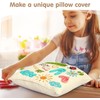 Sublimation Pillow Covers Blank 16x16 Inch BeigeThrow Pillow Cases Bulk