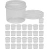 30 ointment containers, highly transparent, cream containers, ointment jar, 25
