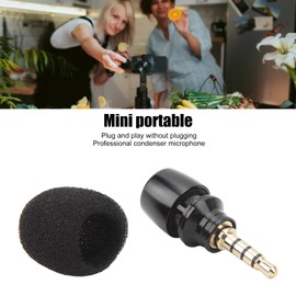 Tosuny 3.5mm Microphone for Laptop and Desktop Computer, Noise Reduction, Video Recording, Small Phone Microphone, Voice Recording, Plug and Play