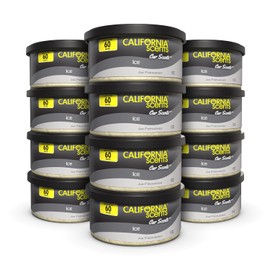 California Scents - Ambientador de lata a a prueba de derrames, respetuoso con el medio ambiente, Ice