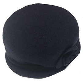Parkhurst Women's Spencer Wool Cloche Hat (Navy)