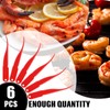 Gisafai 6 Pcs Shrimp Peeler Plastic Deveiner Cleaner Tool for