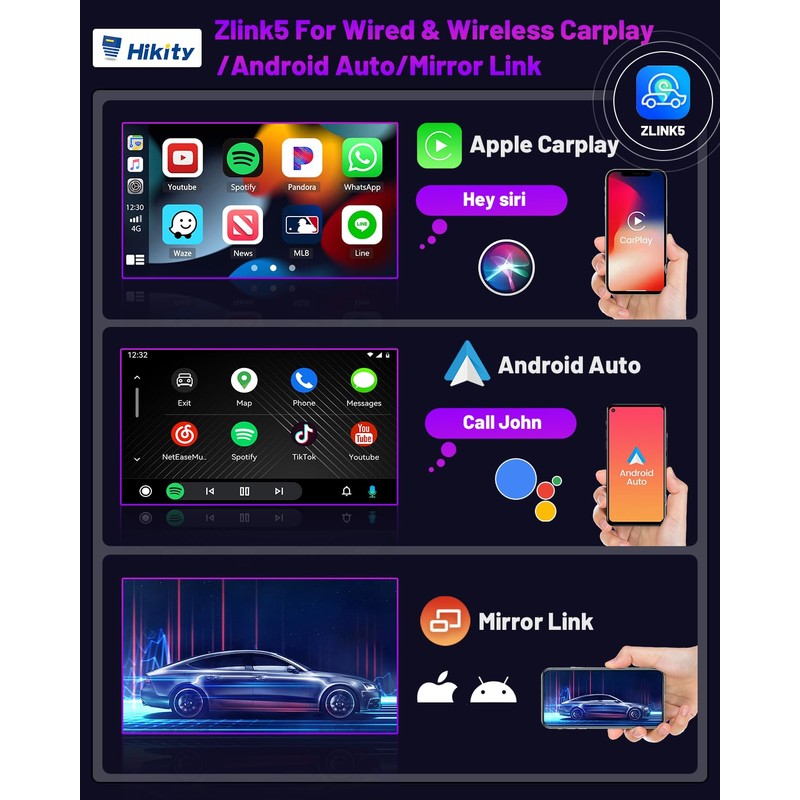 [HiFi 4Core 64G] Android 15 Car Stereo for 2012 2013
