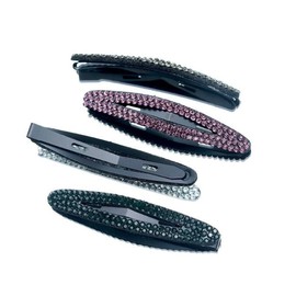 4pcs Bangs Side Clip Crystal Rhinestone Flash Bling Broken Hair Clip BB Clips Hair Accessories Women Luxury Hair Jewelry Sweet Cute