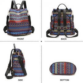 shepretty Women's Backpack Anti-Theft Shoulder Bag Multifunctional School Bags, 8864-m266-c, Rucksack