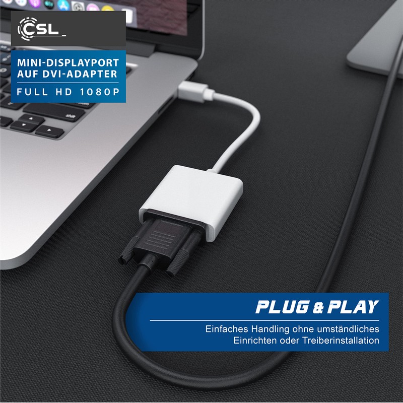 Mini DisplayPort to HDMI DVI DP Vol3