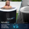 Explore Ice Bath Pro Max Extra Large Outdoor Athlete Cold