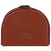 Oakridge Leather Mens Two Tone Coin Tray - Cognac/Black