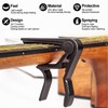 T Tersely Aluminum Alloy Guitar Capo Trigger with 3pcs Guitar