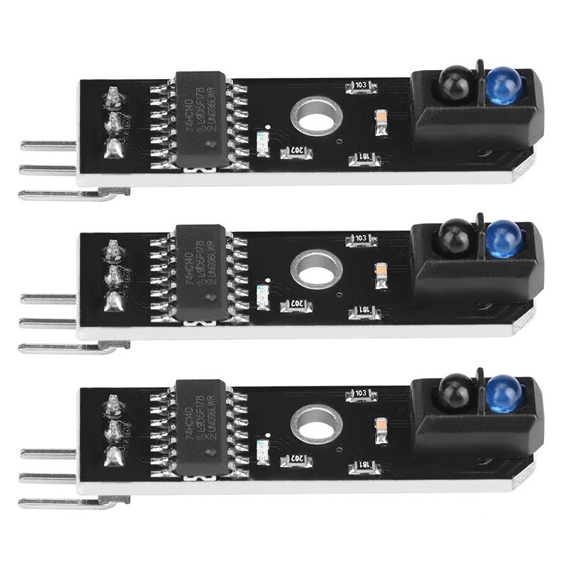 3Pcs 1 Channel Infrared Reflection, Ir Reflectance Sensor Tracking Sensor