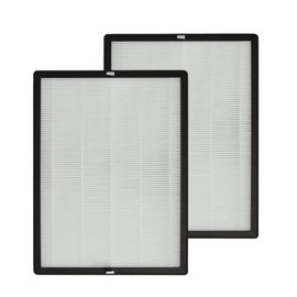 PUREBURG TT-AP007 True HEPA Replacement Filter Compatible with TaoTronics TT-AP007 Air Purifier,H13 4-Stage Filtration Activated carbon Air Clean Dust VOCs,2-Pack
