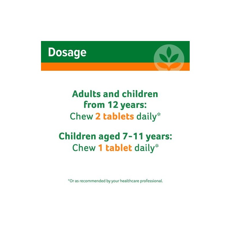 Cenovis Sugarless C 500mg Orange Flavour 100 Chewable Tablets