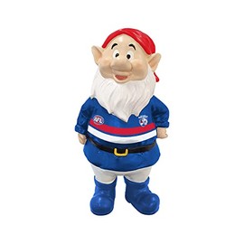 Western Bulldogs AFL Footy Polyresin Mini Garden Gnome Statue, 18 cm