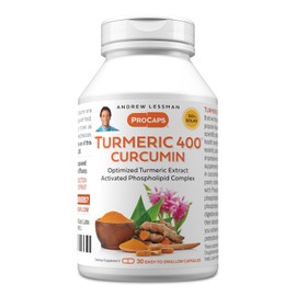 Andrew Lessman Turmeric Extract 400mg - High Potency Capsules