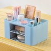 Moikiwi Desk Organizer with 2 Drawers, Office Supplies Organizer for