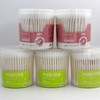 Pure Cotton Pads & Double-Ended Paper Stick Cotton Swabs for Makeup & Ear Care 10ea