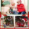 Sanwuta 5 Pcs Christmas Dog Bandanas Funny Plaid Dog Triangle