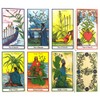 78 Tarot Cards, Rider Edition, Tarot Divination, Herbal Tarot, Japanese