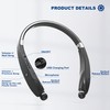 Dpvisn - Auriculares Bluetooth con banda para el cuello, plegables
