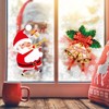 Vinsani 9 Sheets Christmas Window Stickers Double Side Printed Reusable