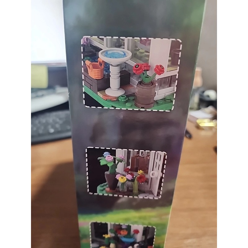 BuildingBoat Flower House Building Set, Garden House Building Toy Creative