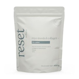 MYO INOSITOL COLLAGEN  con Myo  D-Chiro Inositol 401, Colgeno Hidrolizado, Folato, Zinc y Vitamina B6, 600 gramos sin sabor                           
