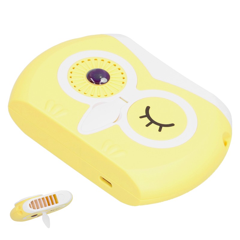 Aromatherapy Small Fan Originality Owl Cartoon Pattern Desktop Fan for