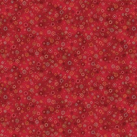 Benartex Star of Wonder Star of Light by Nancy Halvorsen 17063 10 Red Twinkle