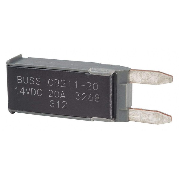 CB211 Series Automotive Circuit Breaker, Plug In Mounting, 25 Amps,