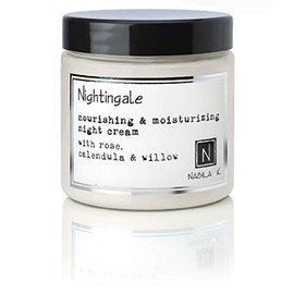 Nabila K Nightingale Nourishing and Moisturizing Night Cream, Deep Penetration, All Skin Types, 5 oz