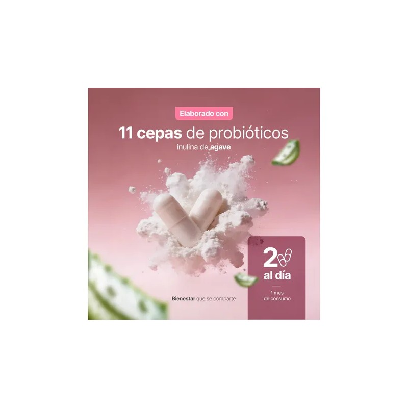 60 Billones De Probióticos Mujer 11 Cepas 60 Cápsulas B