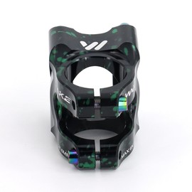 FOMTOR Bike Stem 31.8x35mm Short MTB Stem 0 Degree Handlebar Riser Ultra-Light CNC Aluminum Alloy Handlebars Clamp for Mountain Bike, Road Bikes, MTB Downhill BMX with Tool and Bolts