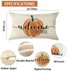 Ogiselestyle Welcome to Our Pumpkin Patch Throw Pillow Covers, 12