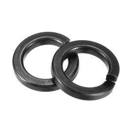 sourcing map 80 Pcs M14 Split Lock Washers, Carbon Steel Spring Lock Washer 14.5mm ID 22mm OD 3.62mm Thick for Screws Bolts Fasteners