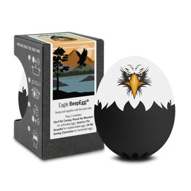 Eagle BeepEgg – Egg Timer for Boiling Eggs – Musical Egg Cooker for Soft, Medium, Hard Boiled Eggs – Food Safe – Singing Floating Egg Timer – Egg Cooker for 3 Levels of Doneness - Brainstream