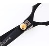 Professional Moustache Grooming Scissors, Extremely Sharp – Black, 14 cm, with Case