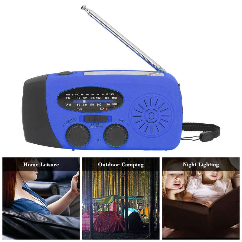 Hand Crank Solar Radio Multifunctional Emergency Radio LED Radio with