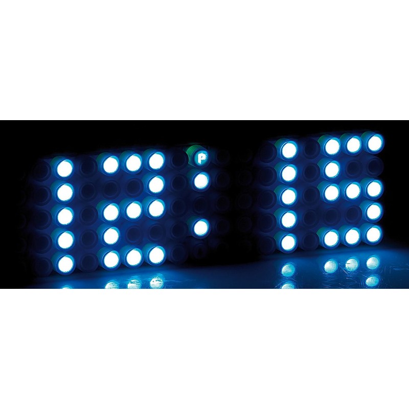 infactory Wecker Digital Design: LED-Designer-Wecker Blue 24" (Stylische Wecker, LED