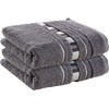 Erwin Müller Hand Towel Set 2-Pack Achern Grey/Natural Size 50