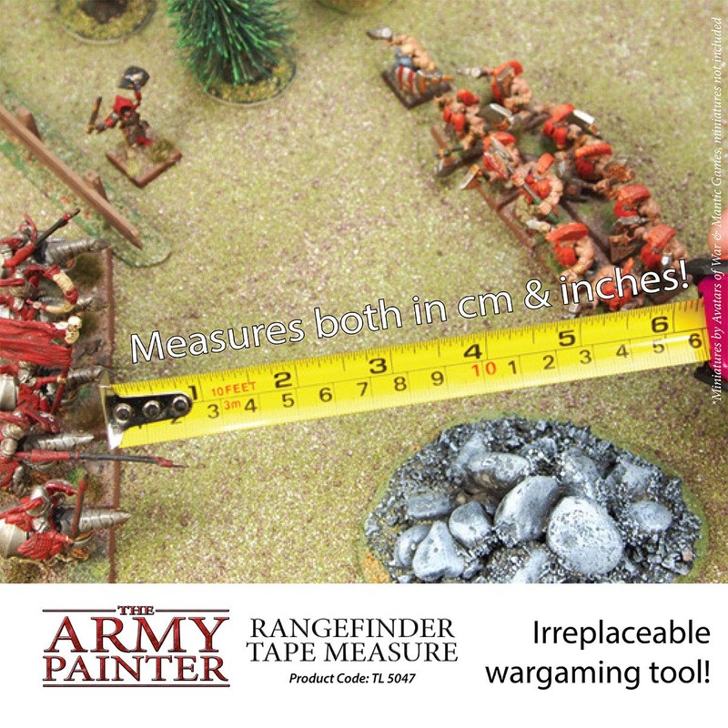 The Army Painter TL5047 - Rangefinder Tape Measure | Retractable