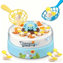 Juego de Mesa para el Elefante Saltarín,Juguete de Atrapar para Niños 3 4 5 6 7 8 Años, Regalo Ideal Cumpleaños Navidad para Niñas y Niños, Juego Familiar Divertido para 2-4 Jugadores (Elefante)